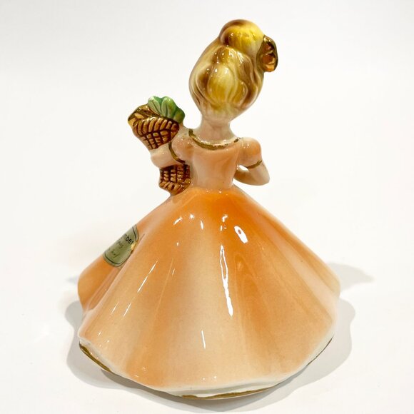 Josef Originals November Topaz Figurine Birthstone Birthday Girl Vintage - Picture 3 of 7